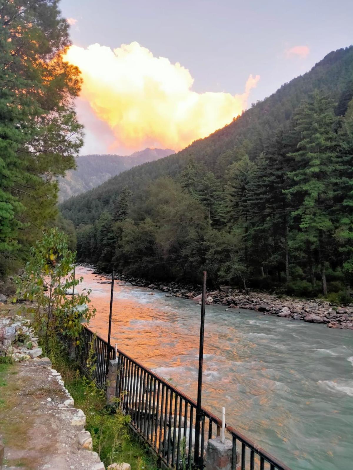 The White House Hotel Kasol Bagian luar foto